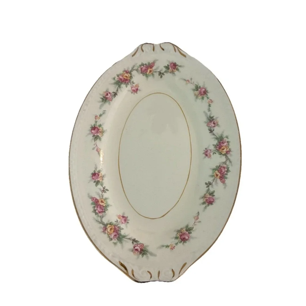 Homer Laughlin Butter Dish Eggshell Georgian 8.75